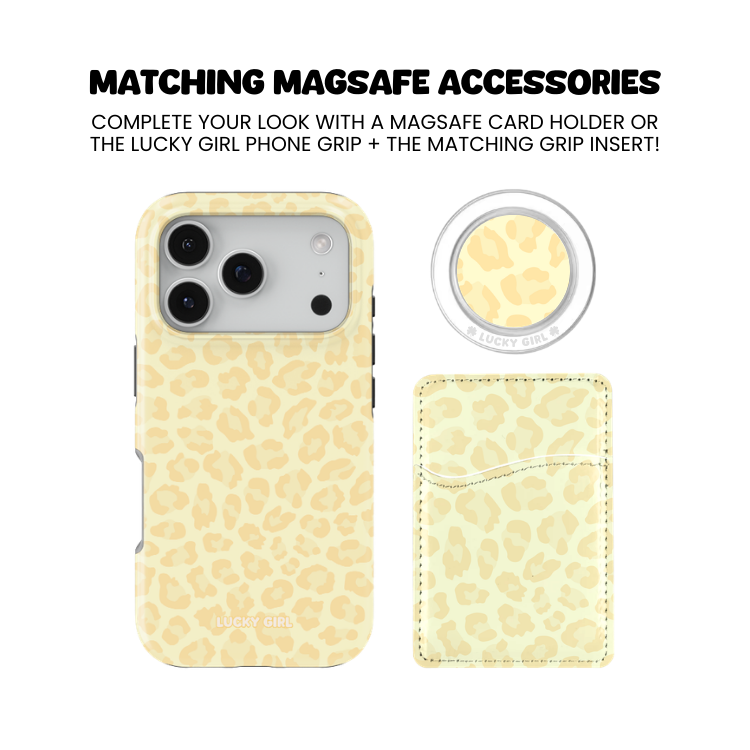 Banana Whispers Leopard Phone Case