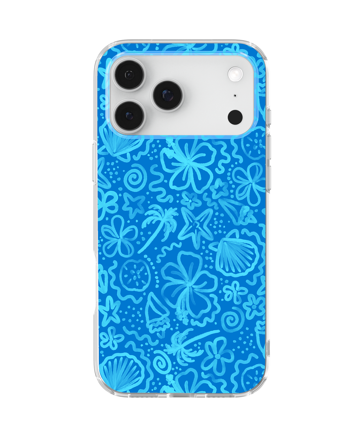 Blue Lagoon Island Doodles Clear Case Insert