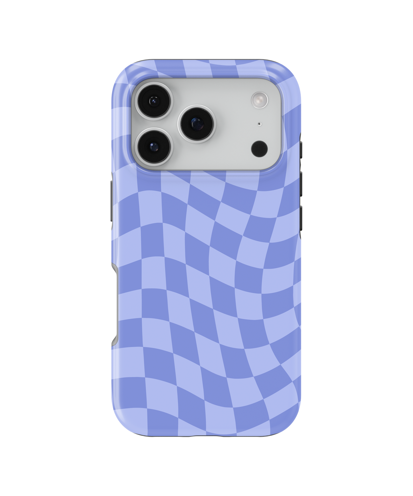 Bluebell Wavy Checkers MagSafe Phone Case