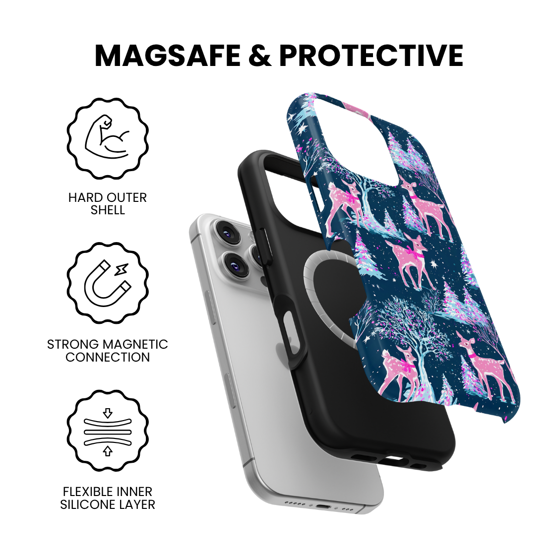 Reindeer Lane MagSafe Phone Case