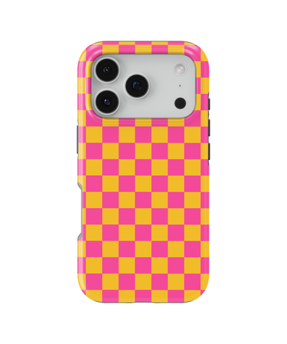 Pink Lemonade Checkers MagSafe Phone Case