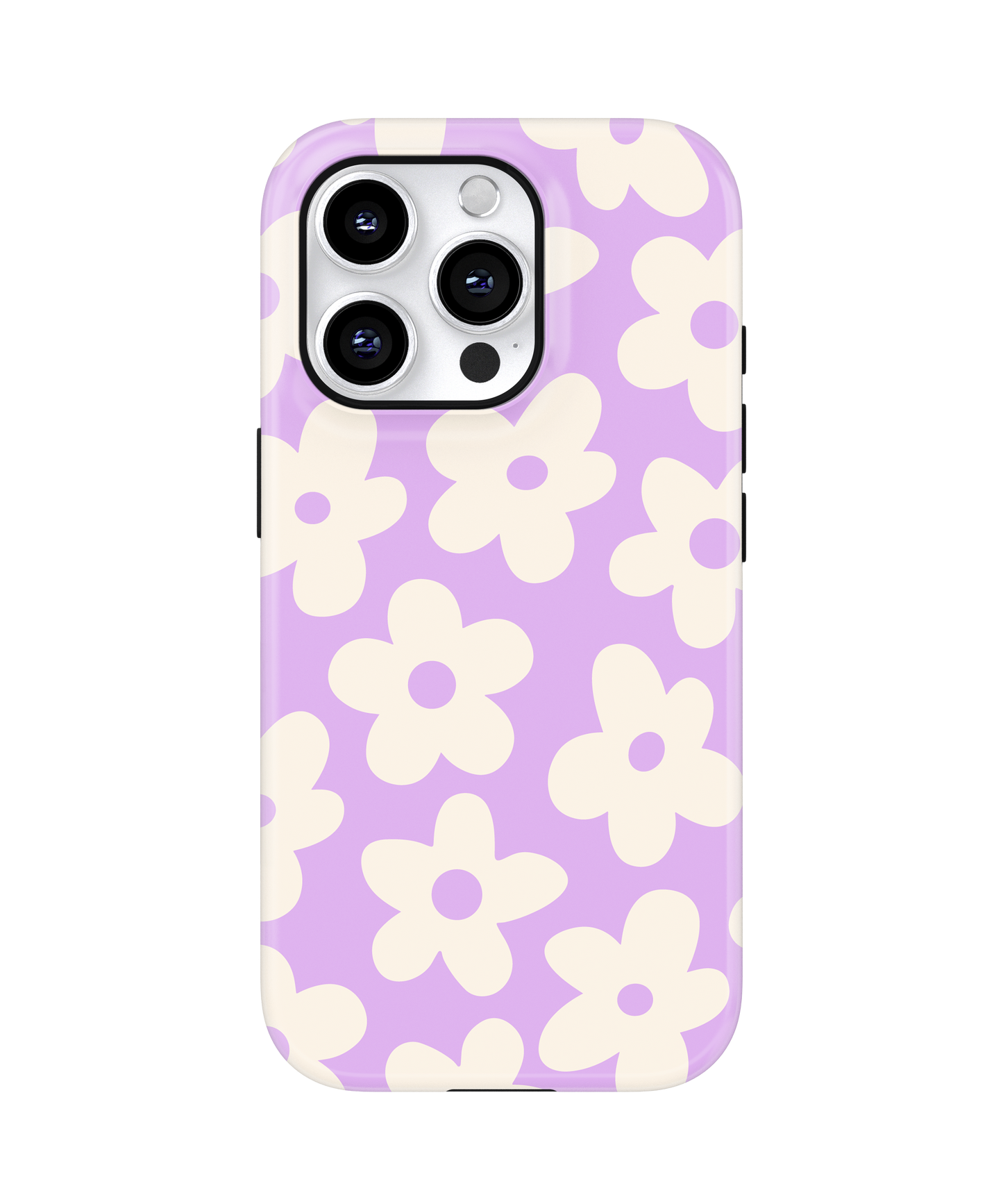 Lilac Big Blooms MagSafe Phone Case