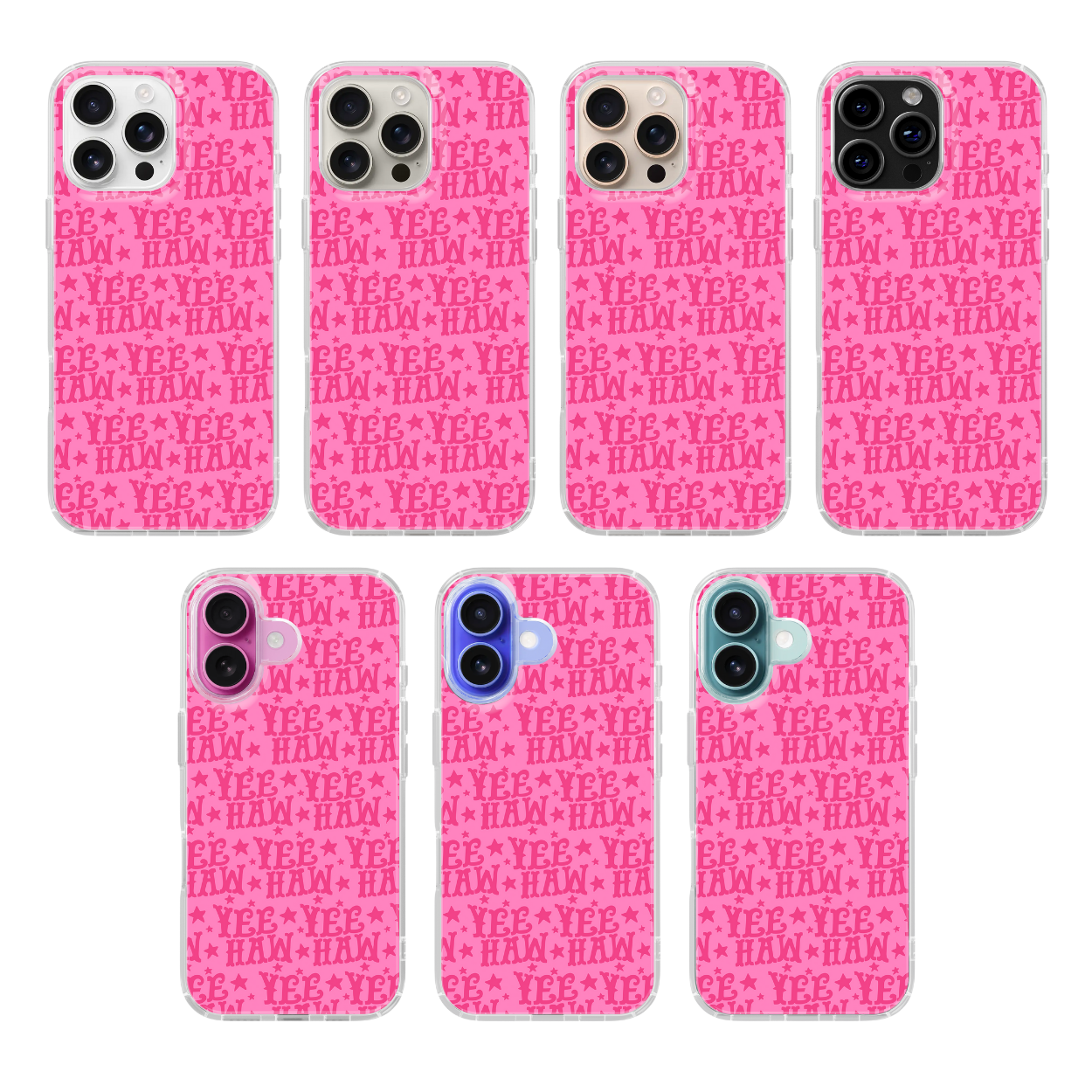 Yeehaw Barbie Clear Case Insert