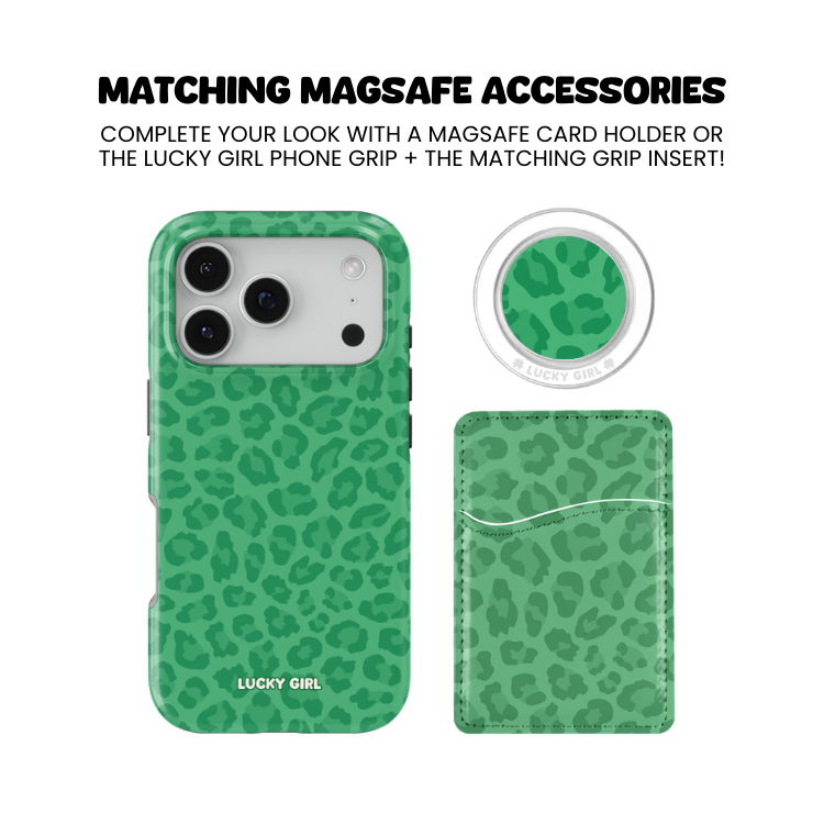 Emerald City Leopard Phone Case