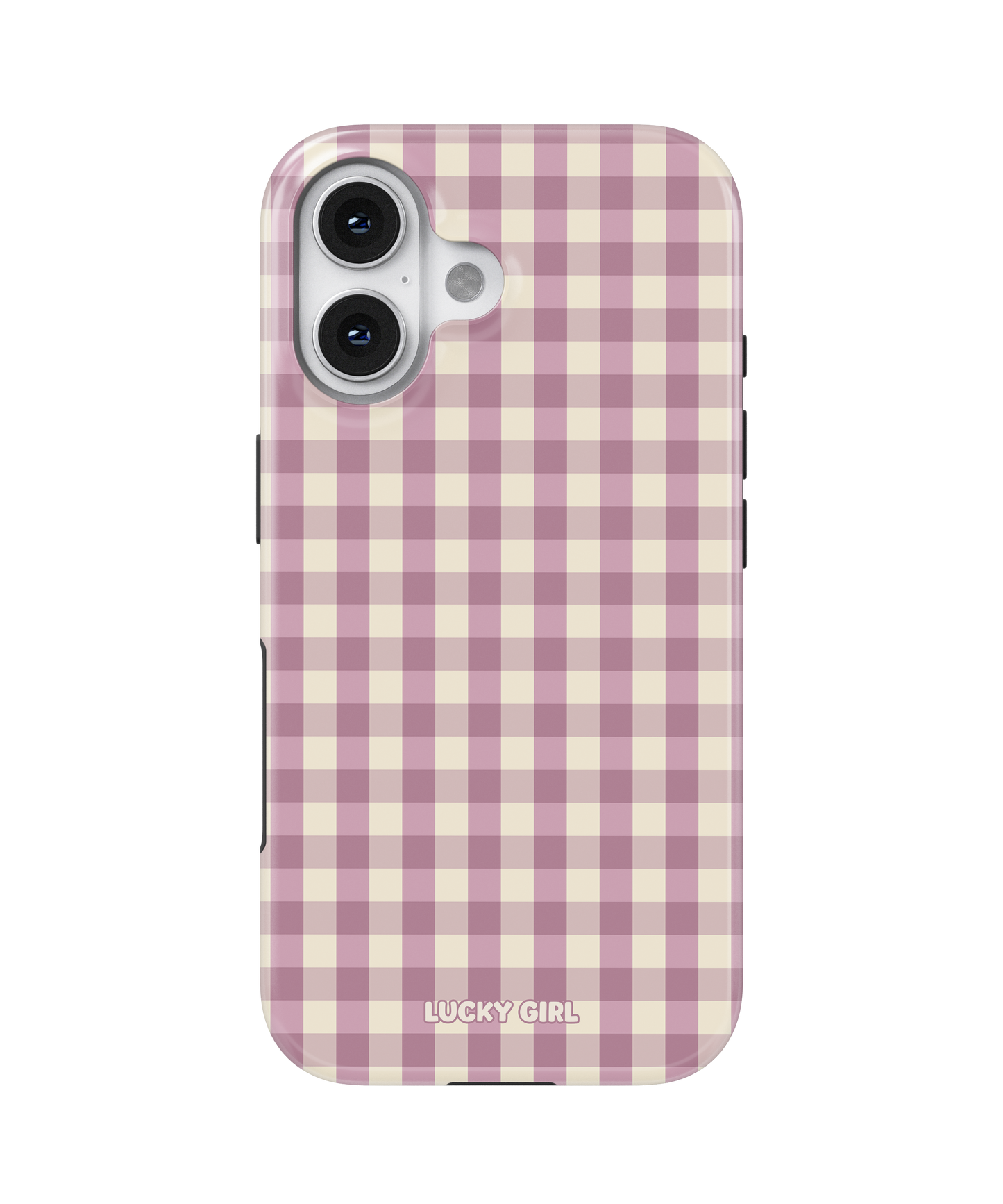 Plum Gingham Phone Case