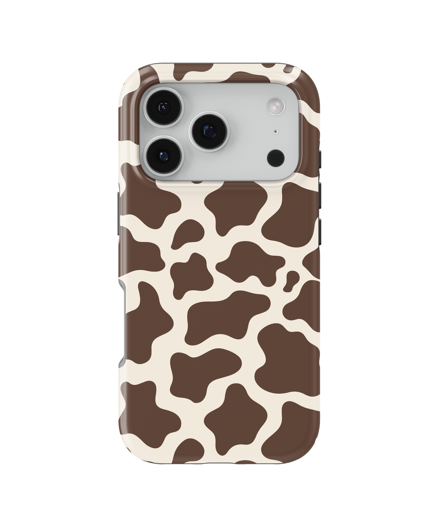 Espresso Cow Print MagSafe Phone Case