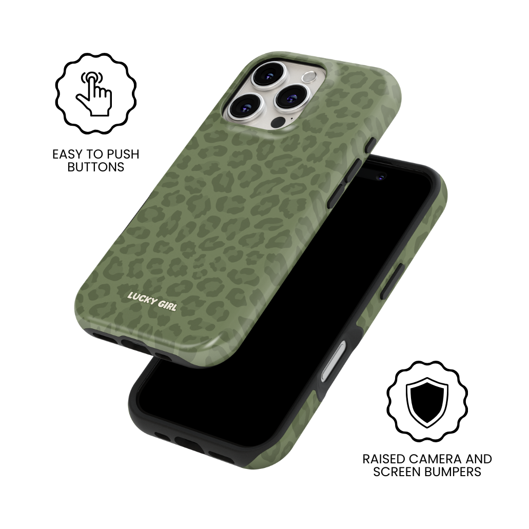 Moss Leopard Phone Case