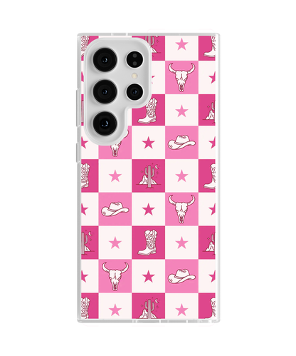 Cowgirl Check Clear Case Insert