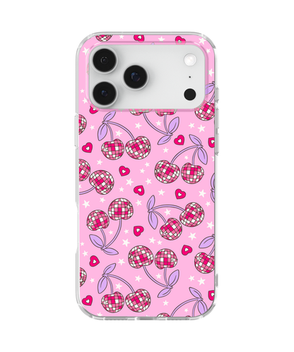 Pink & Purple Disco Cherries Clear Case Insert