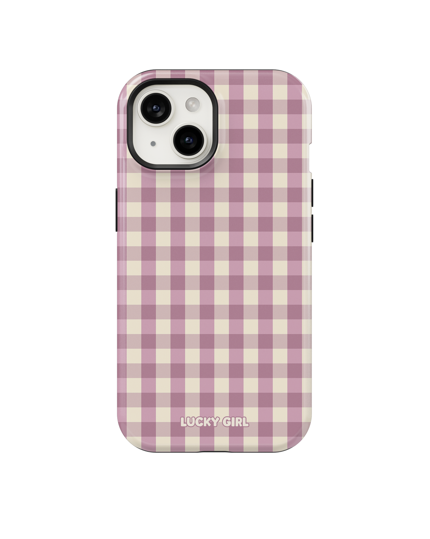 Plum Gingham Phone Case