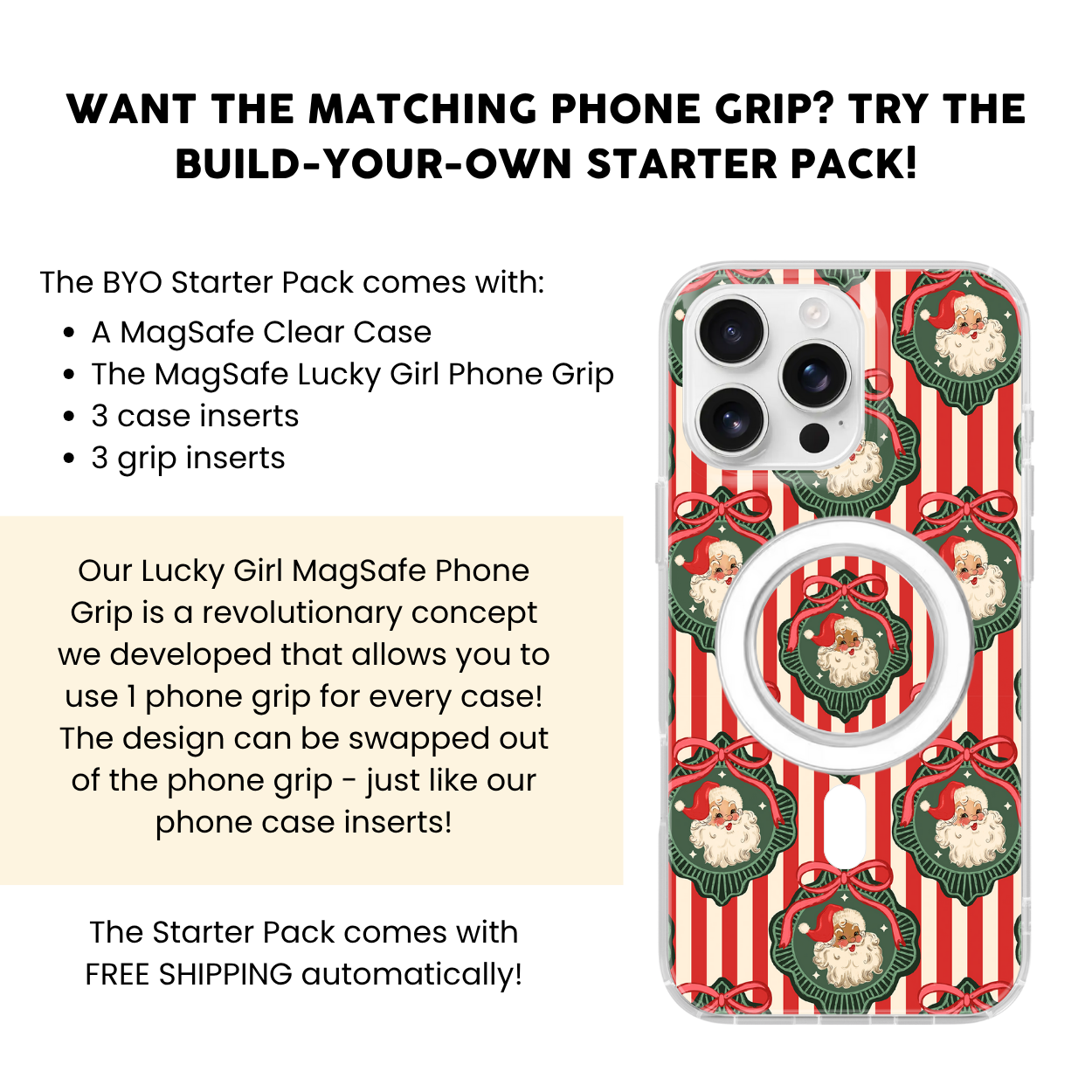 Classic Claus Clear Case Insert