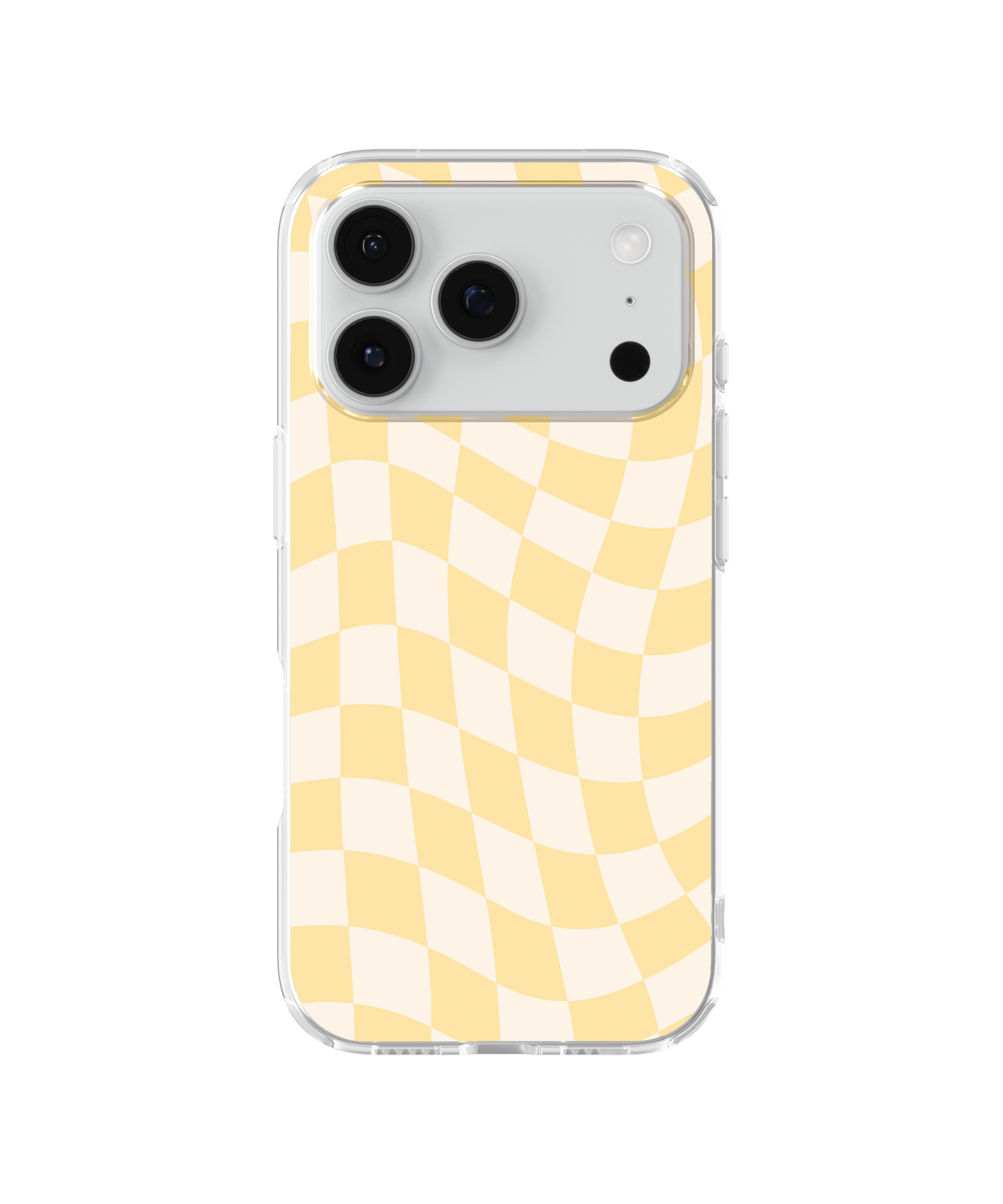 Banana Whispers Wavy Checkers II Clear Case Insert