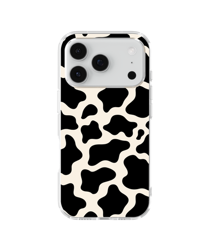 Onyx Cow Print Clear Case Insert