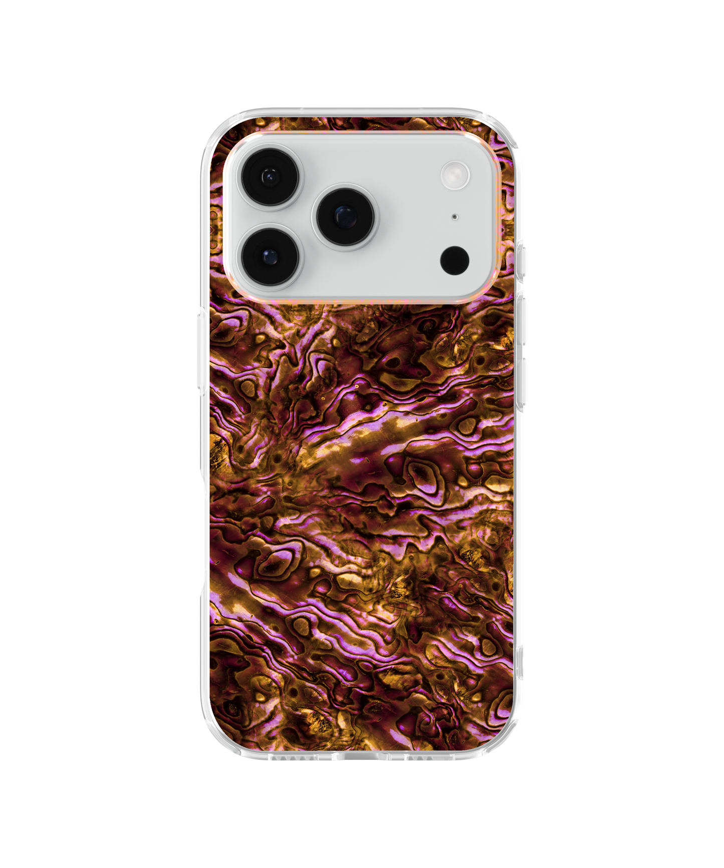 Goldelle Abalone Holographic Clear Case Insert