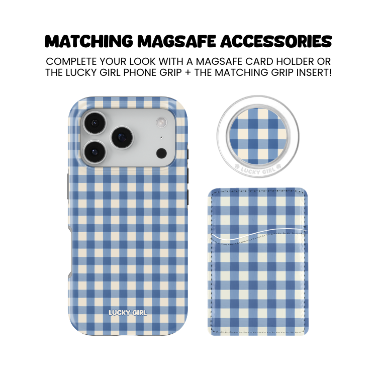 Blueberry Gingham Phone Case