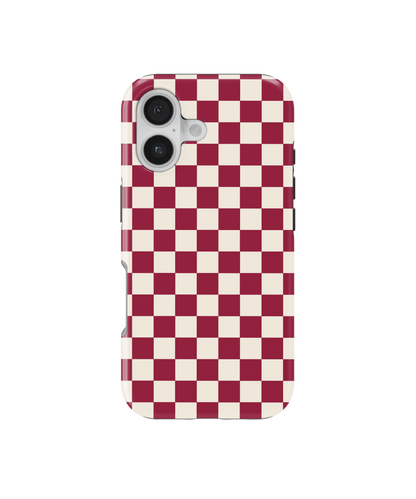Black Cherry Checkers II MagSafe Phone Case