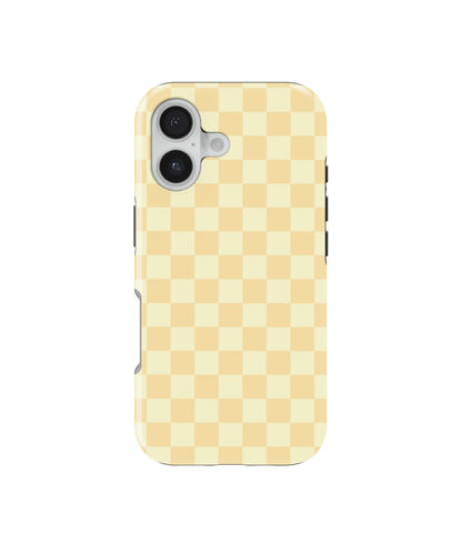 Banana Whispers Checkers MagSafe Phone Case