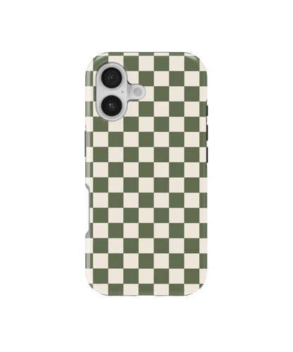 Moss Checkers II MagSafe Phone Case