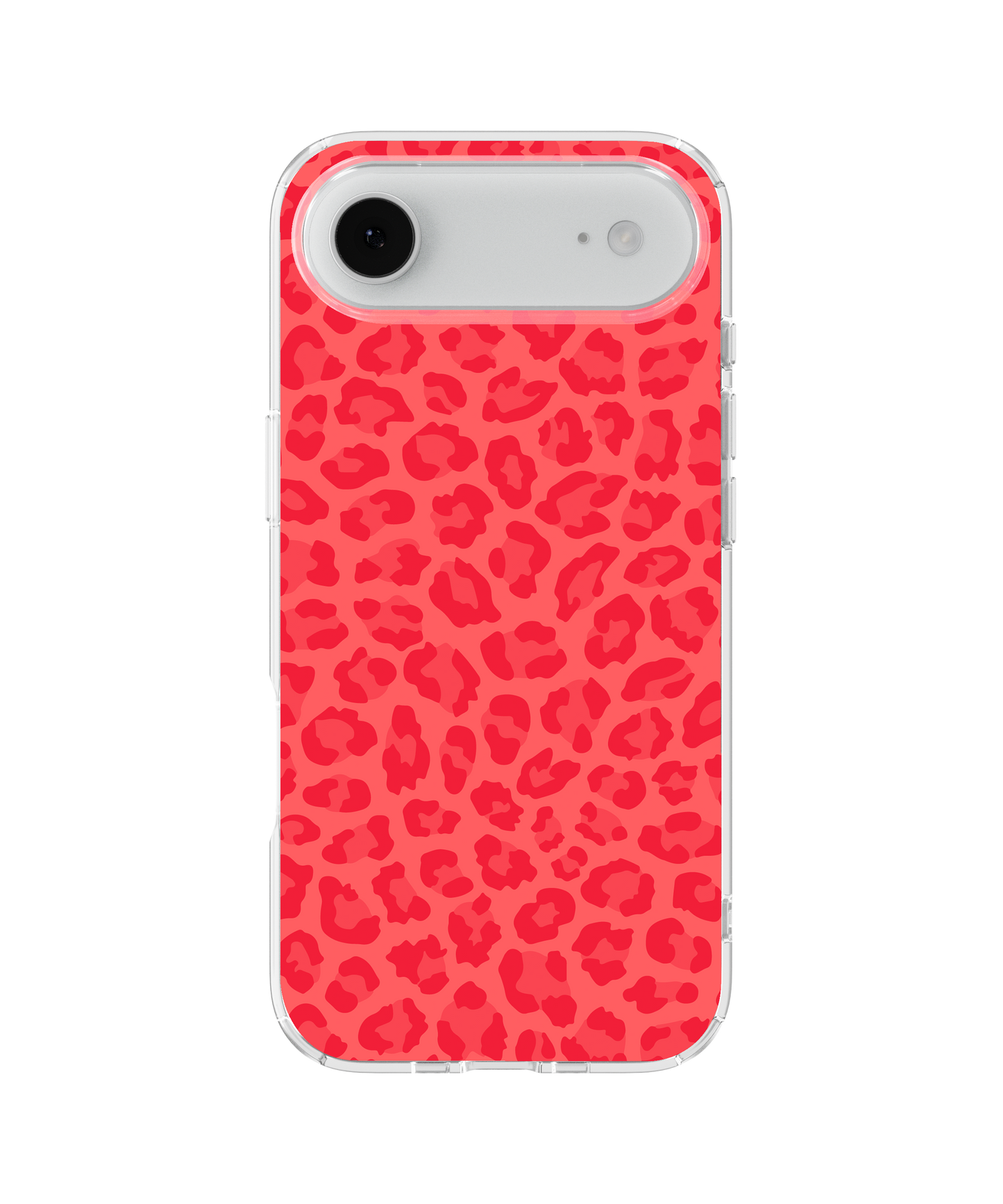 Vermillion Leopard Clear Case Insert