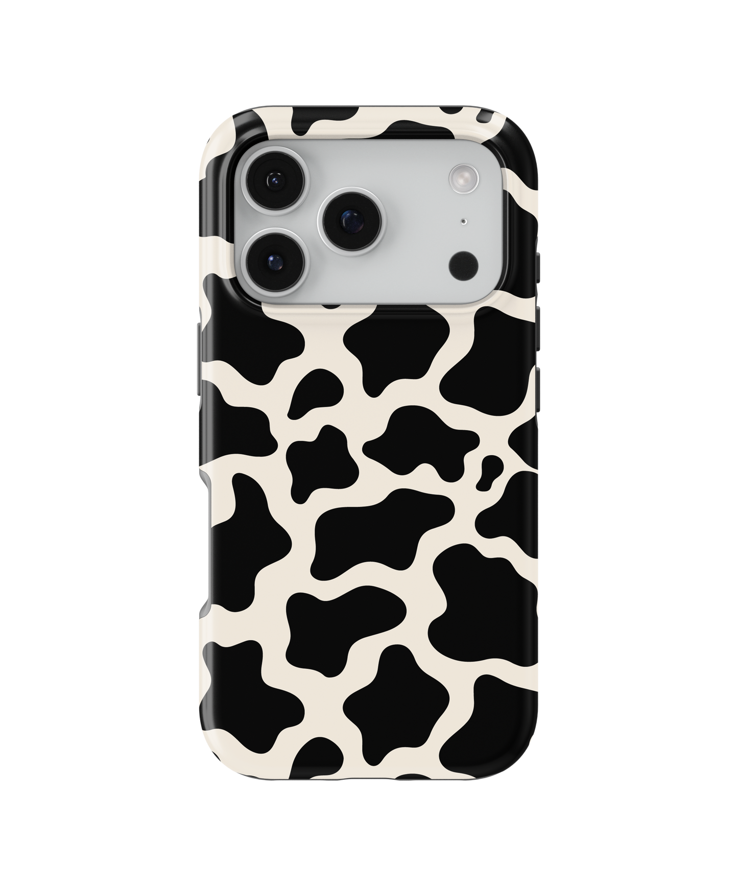 Onyx Cow Print MagSafe Phone Case