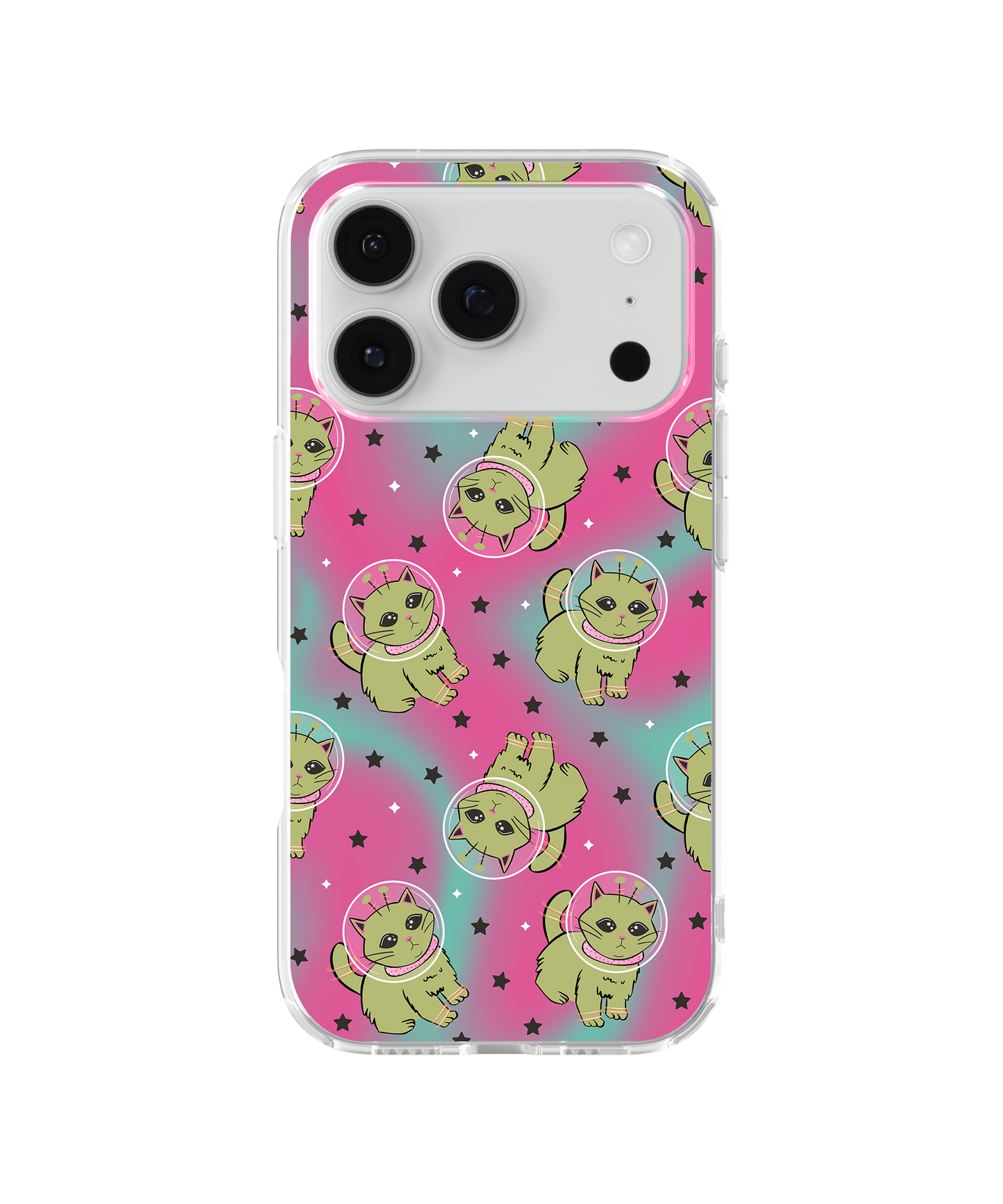 Nebula Meowter Space Clear Case Insert