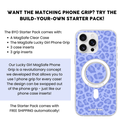 Bluebell Leopard Clear Case Insert