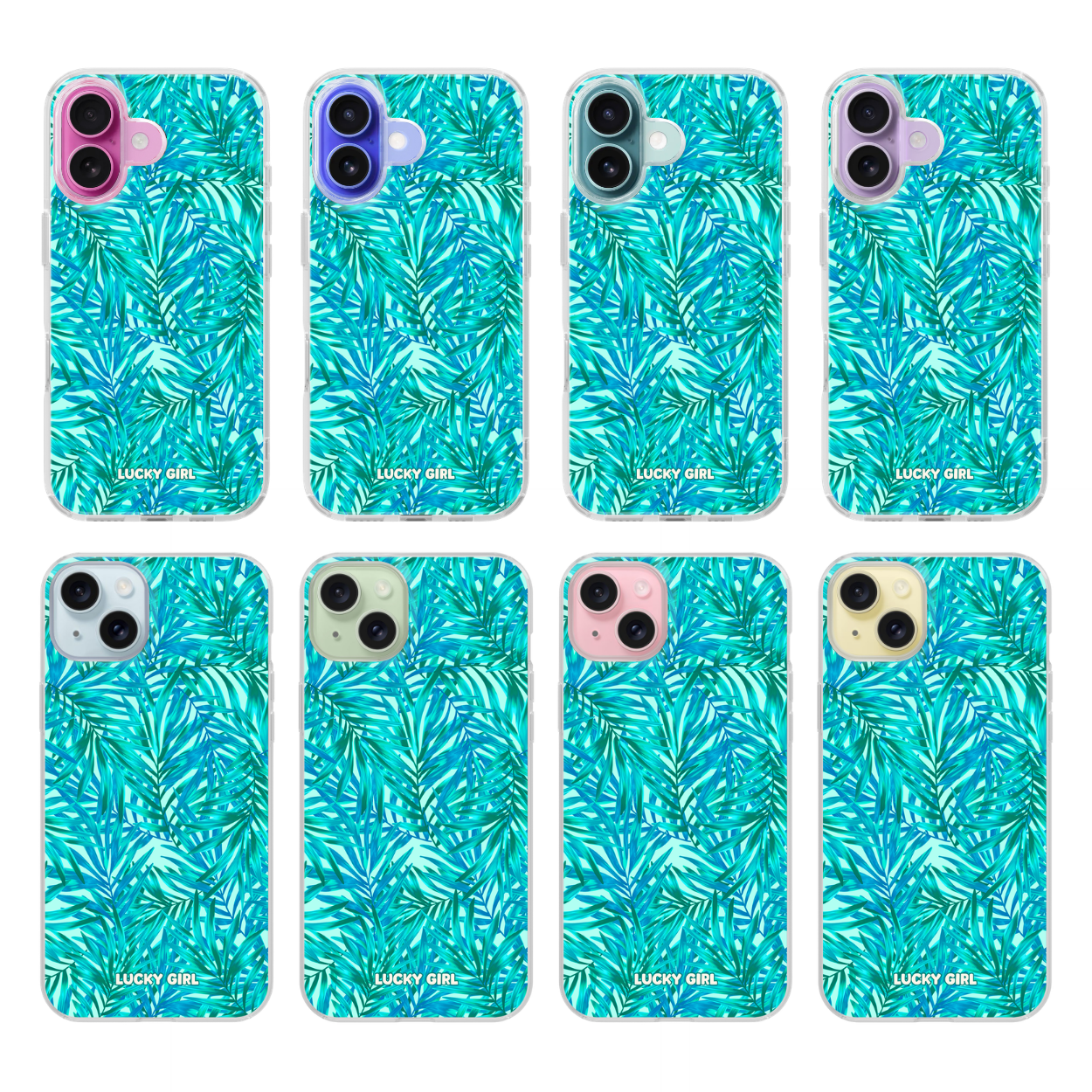 Miami Mood (Teal) Clear Case Insert
