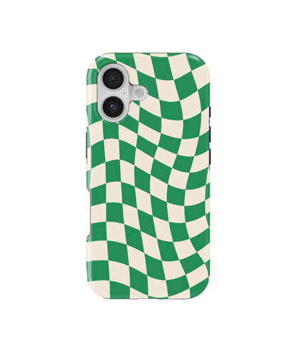 Emerald City Wavy Checkers II MagSafe Phone Case