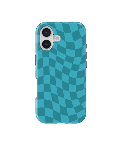Mermaid Jewel Wavy Checkers MagSafe Phone Case