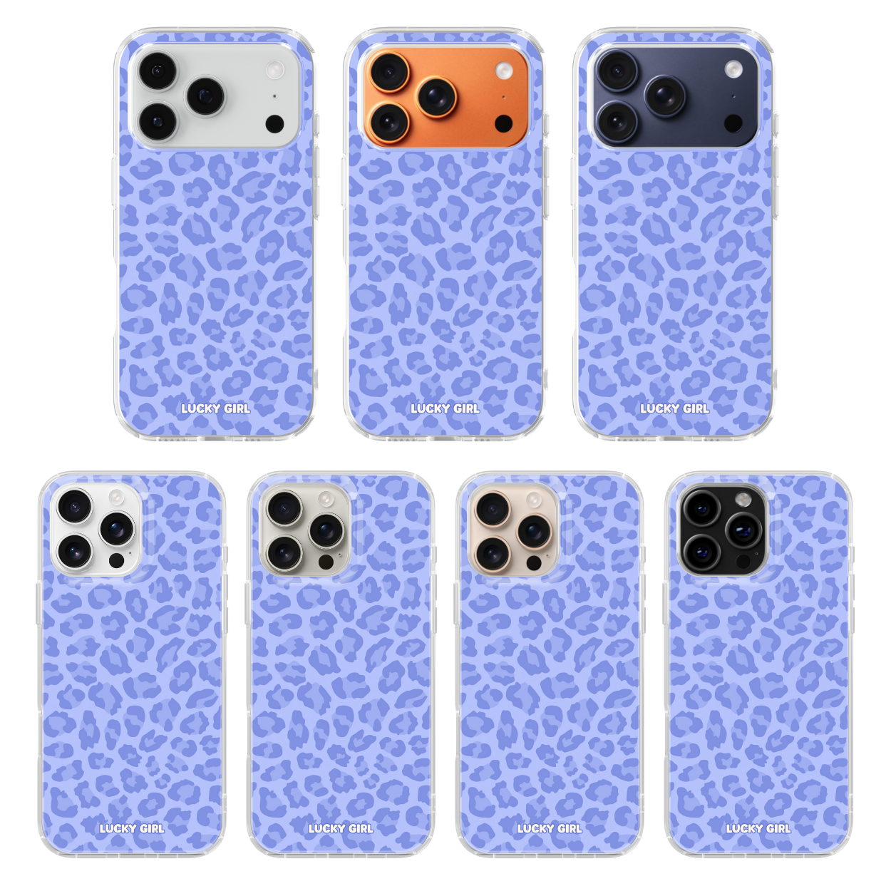 Bluebell Leopard Clear Case Insert