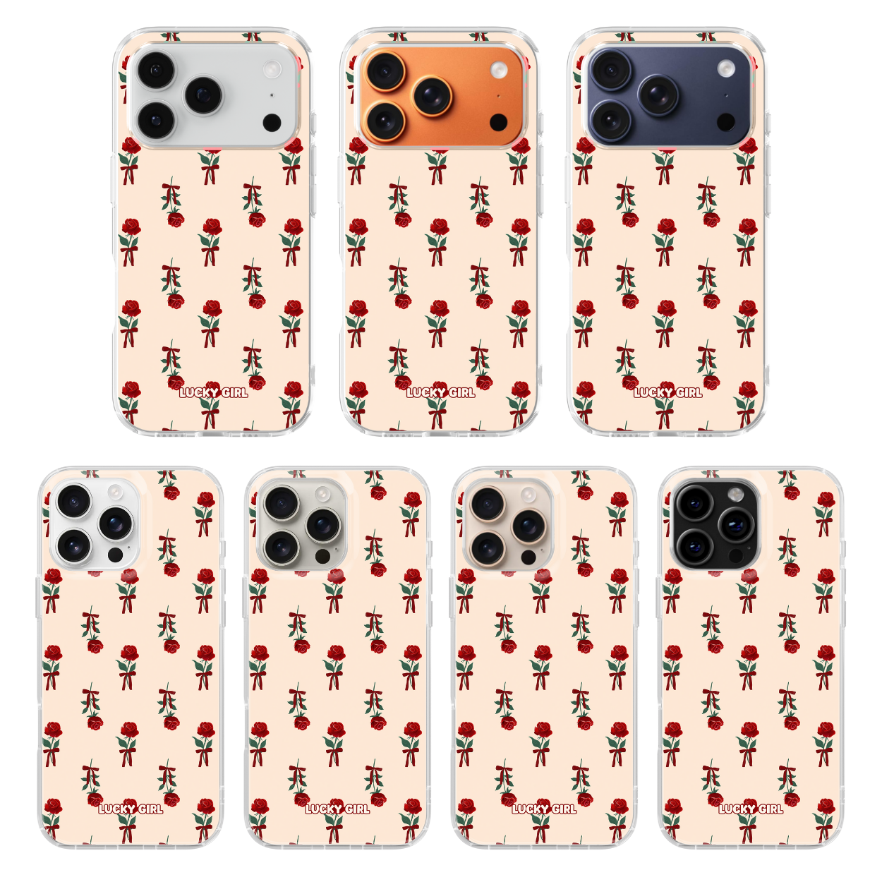 Vintage Roses Clear Case Insert