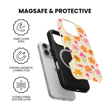 Polka Petals Phone Case