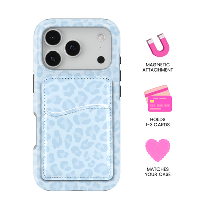 Cloud 9 Leopard MagSafe Card Holder