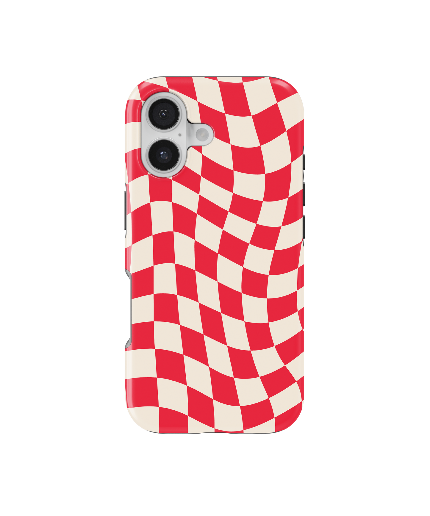 Vermillion Wavy Checkers II MagSafe Phone Case