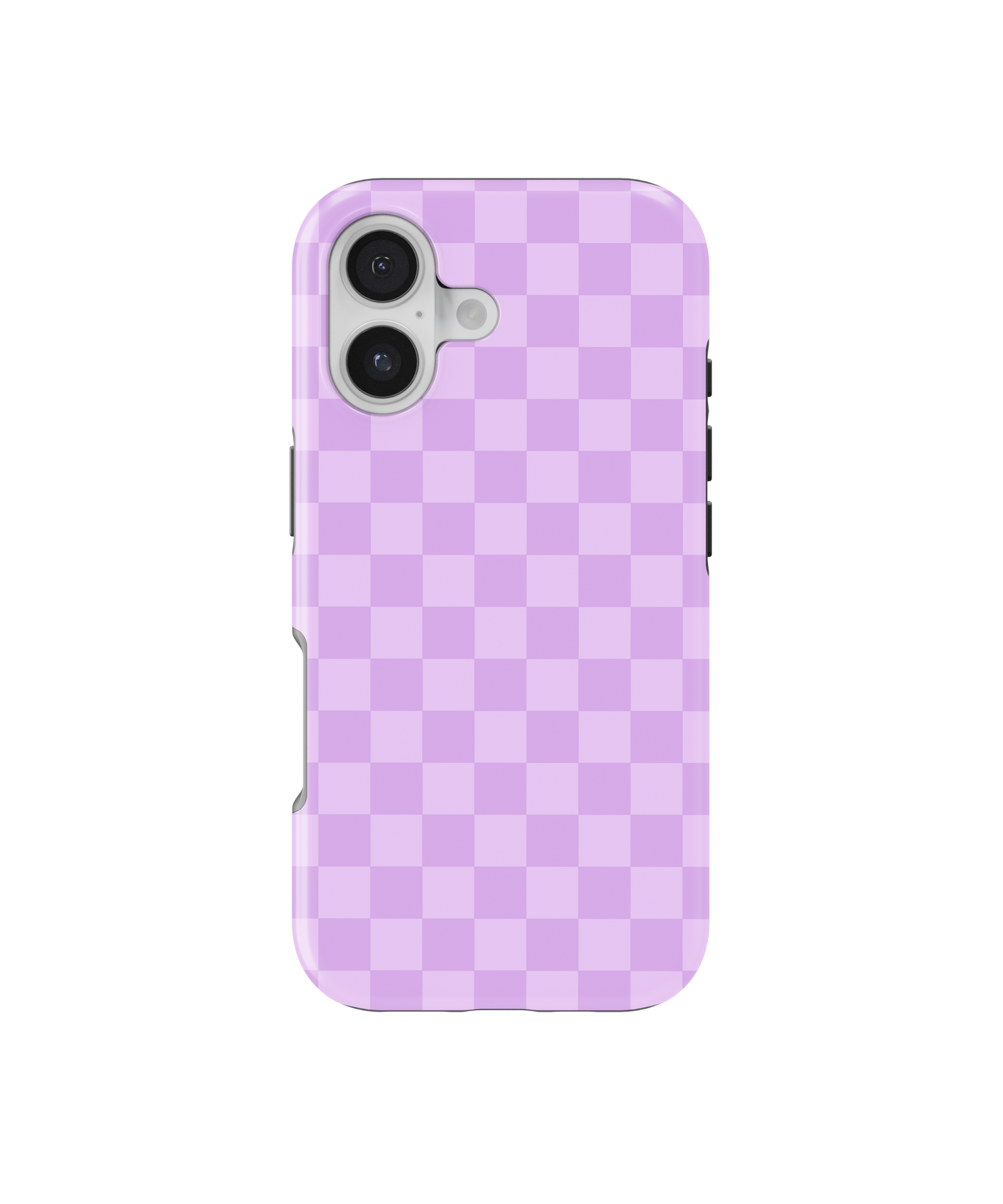 Lilac Checkers MagSafe Phone Case