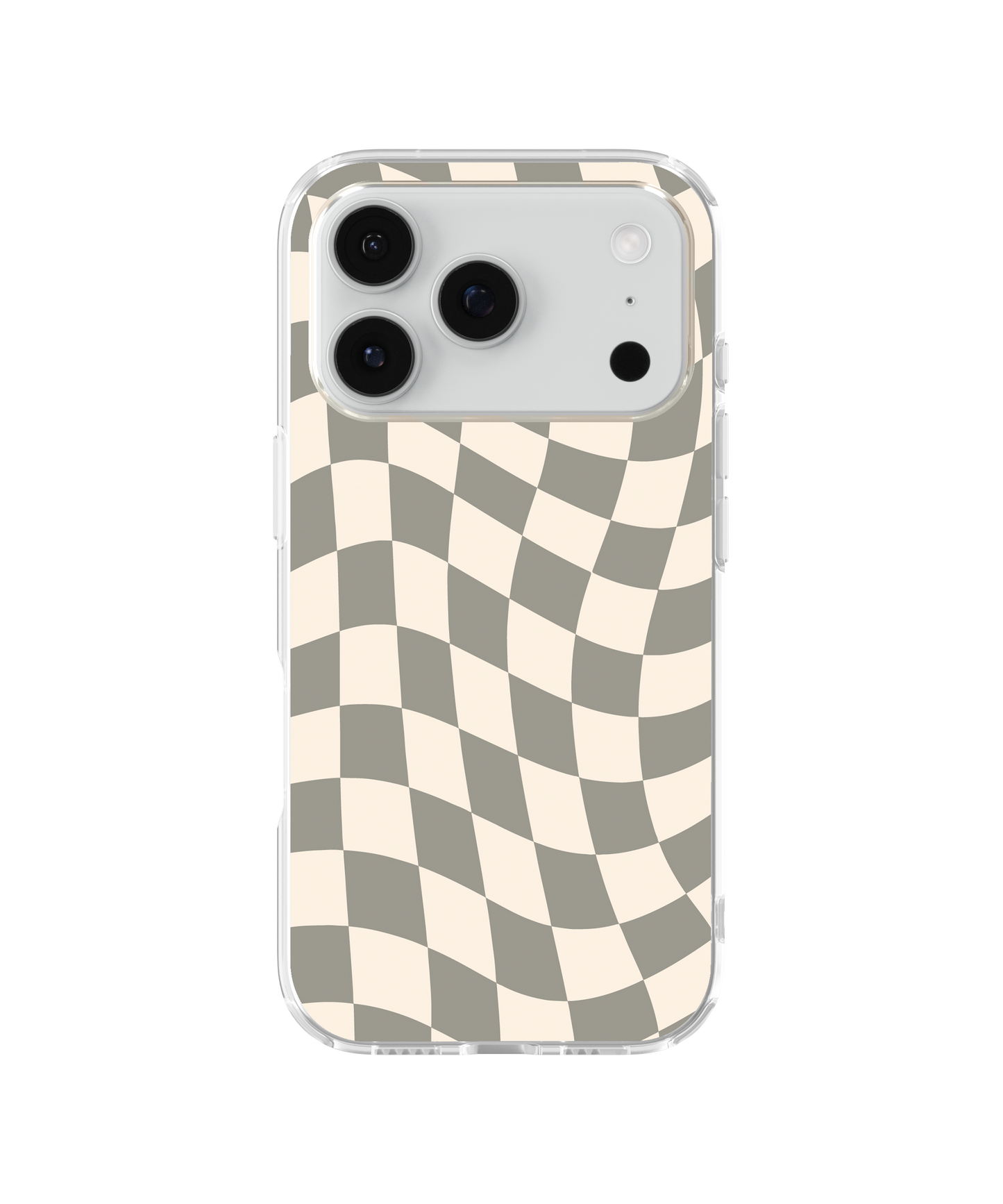 River Rock Wavy Checkers II Clear Case Insert