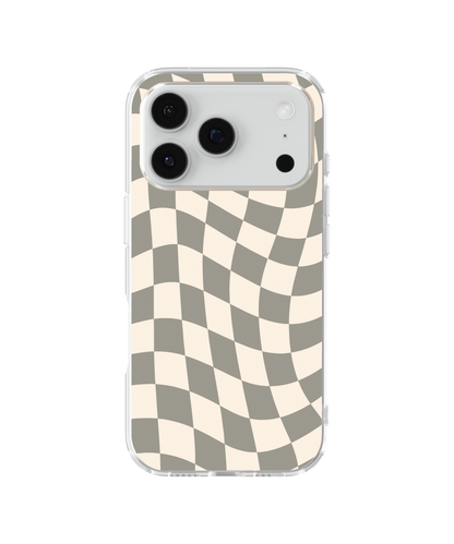 River Rock Wavy Checkers II Clear Case Insert