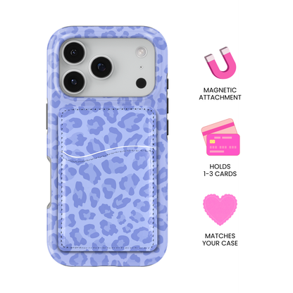 Bluebell Leopard MagSafe Card Holder