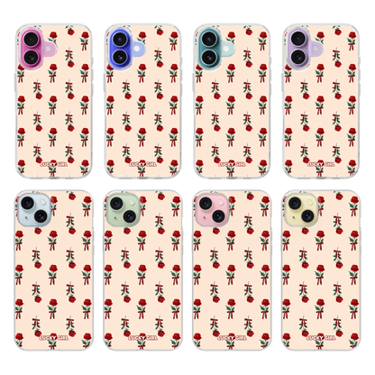 Vintage Roses Clear Case Insert