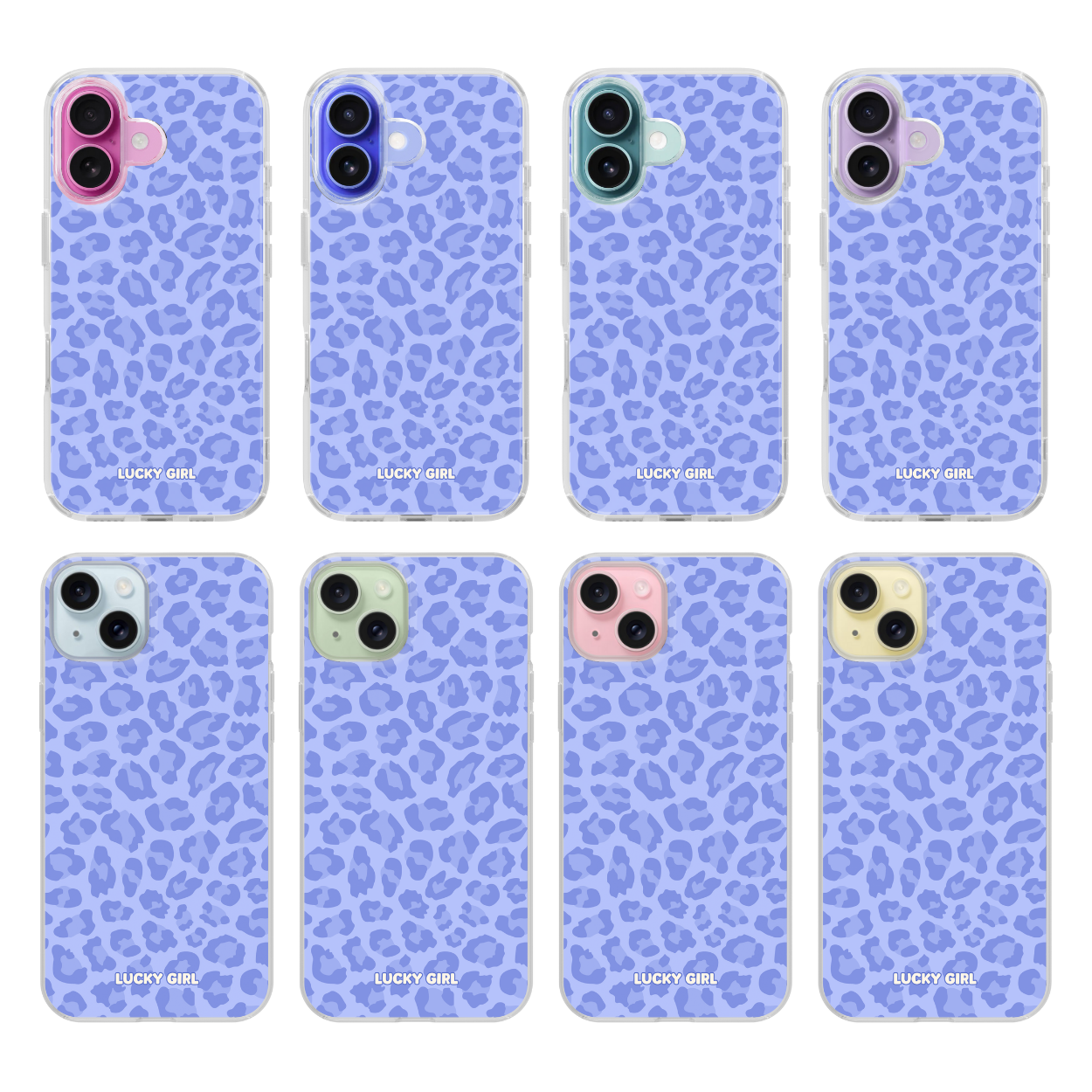 Bluebell Leopard Clear Case Insert