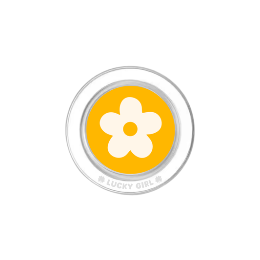 Creamsicle Flower II Phone Grip Insert