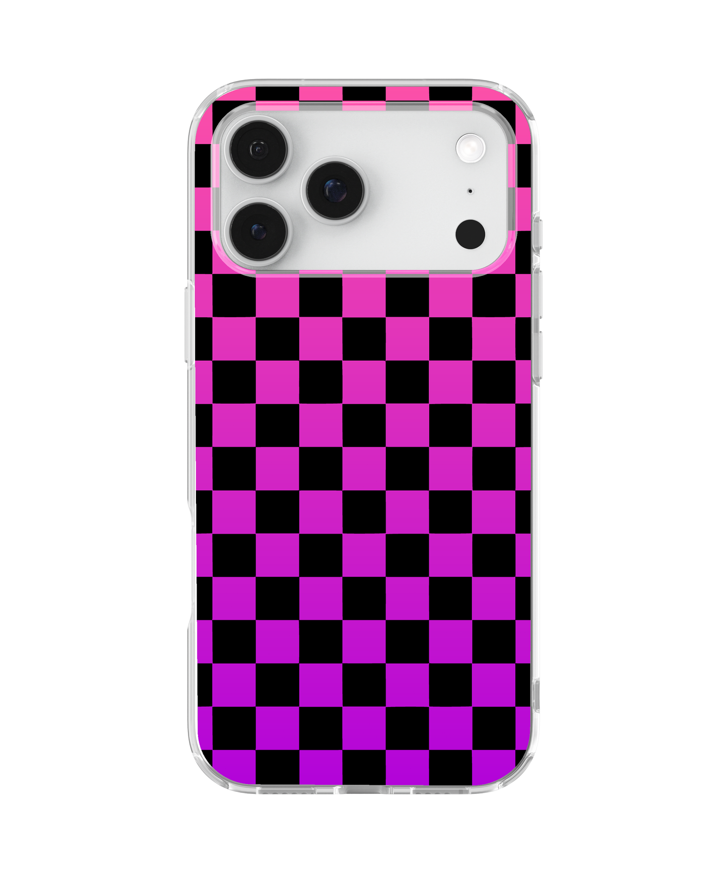 Dragonfruit Daze Checkers Holographic Clear Case Insert