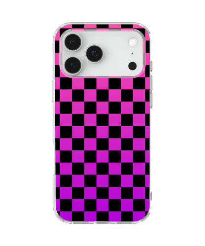 Dragonfruit Daze Checkers Holographic Clear Case Insert