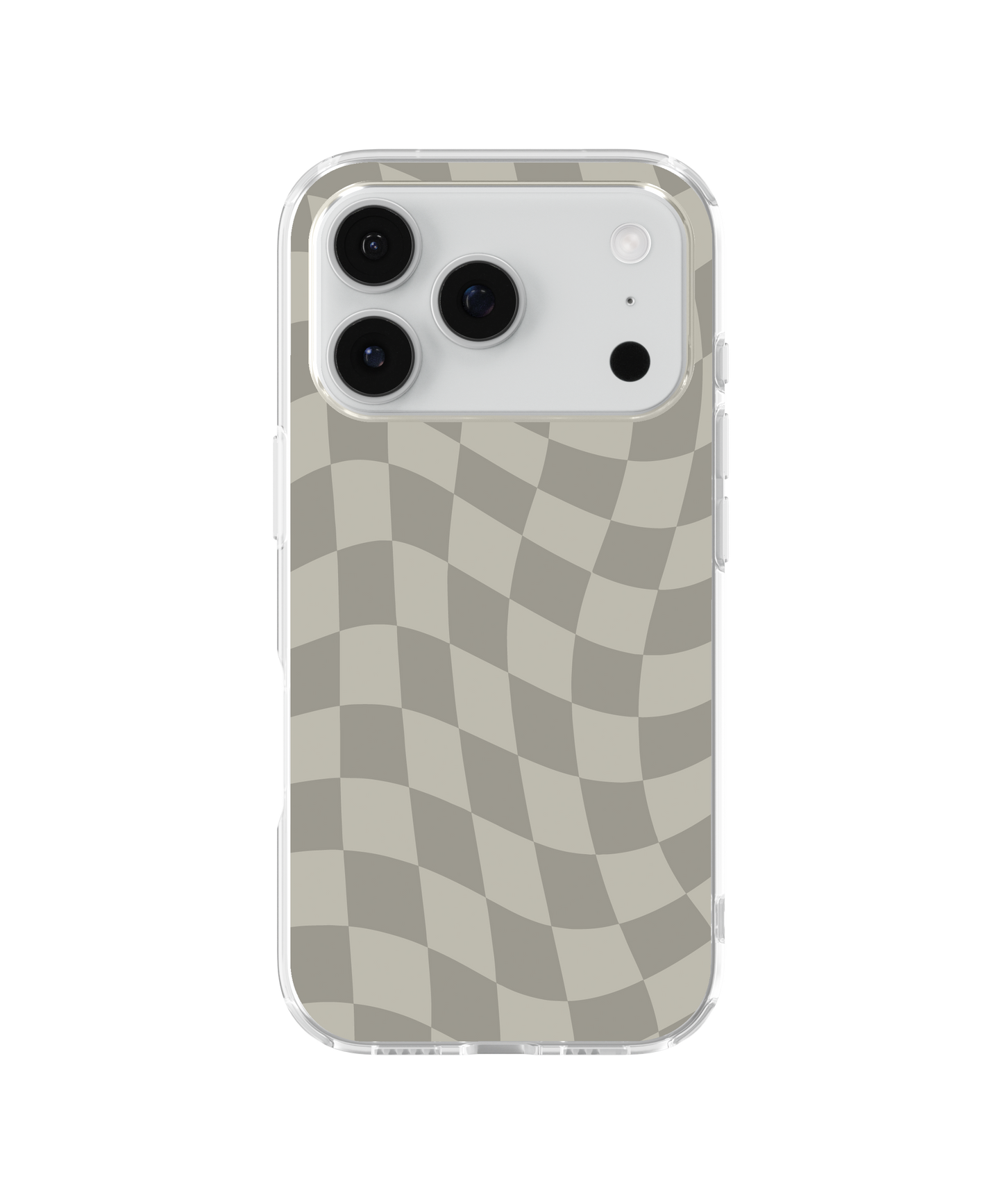 River Rock Wavy Checkers Clear Case Insert