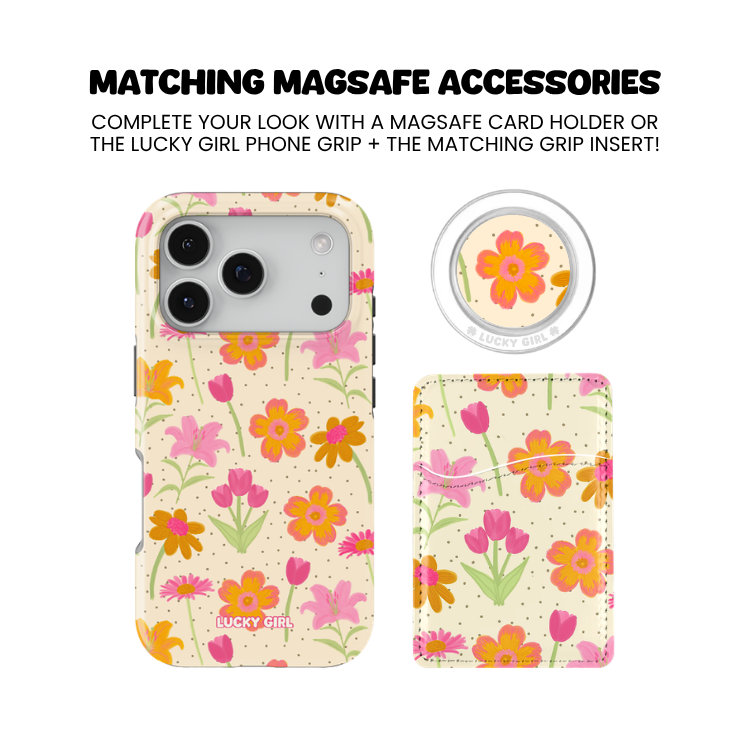 Polka Petals Phone Case