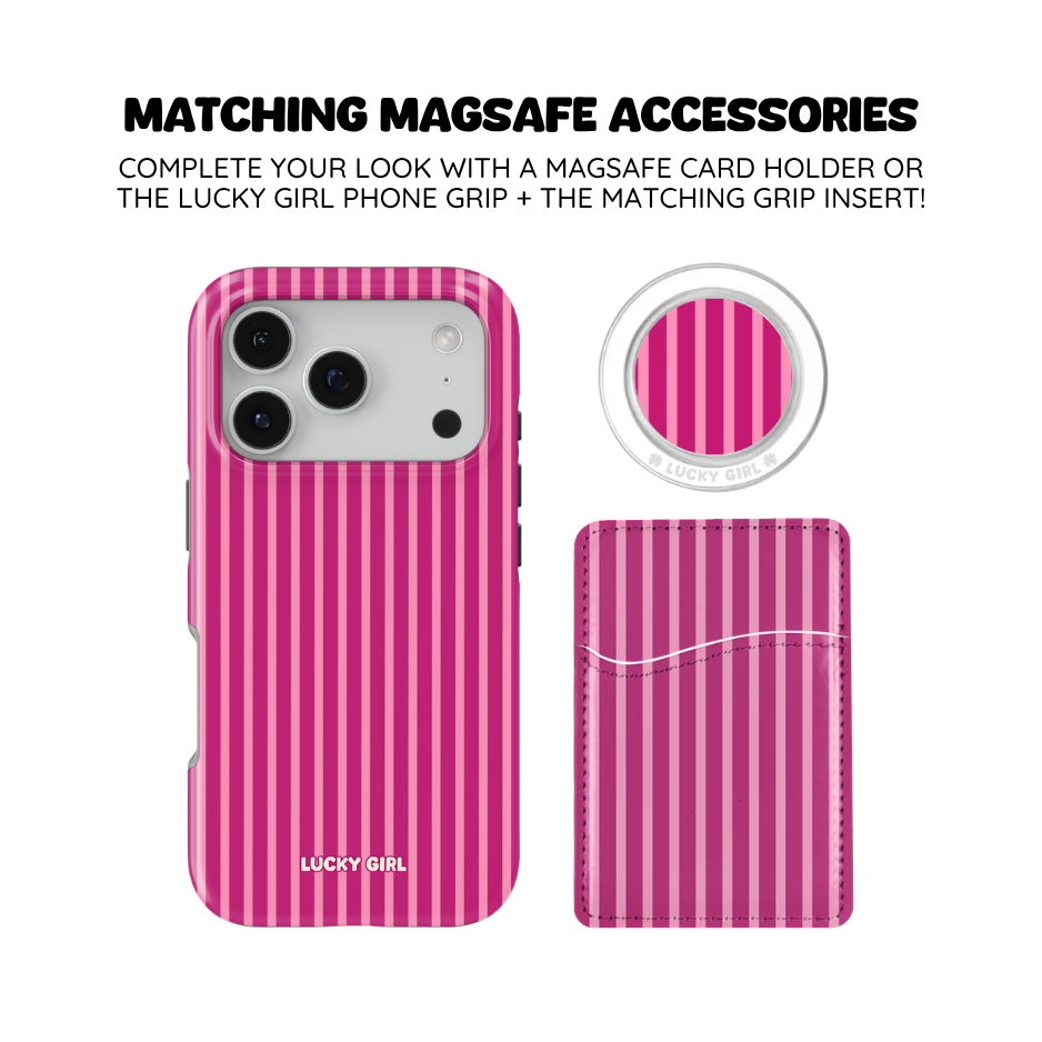 Berry Stripes Phone Case