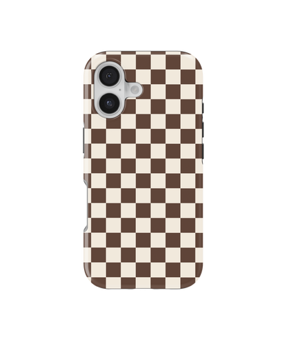 Espresso Checkers II MagSafe Phone Case