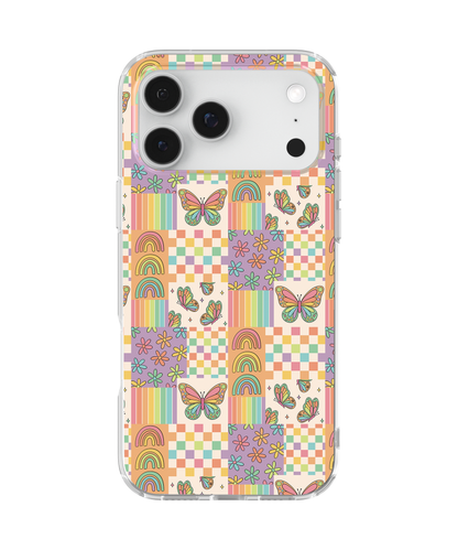 Rainbow Butterflies Clear Case Insert