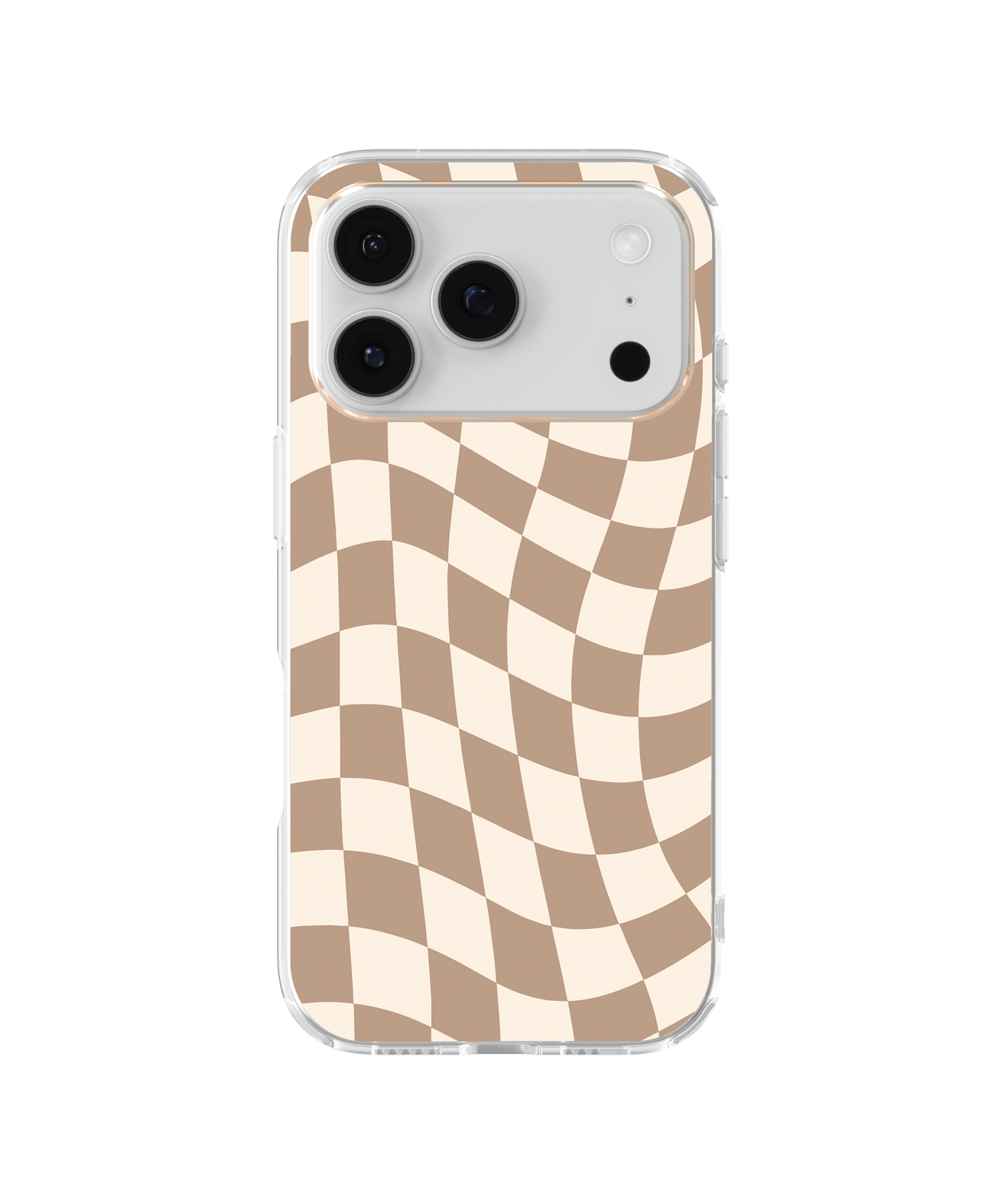Chestnut Wavy Checkers II Clear Case Insert
