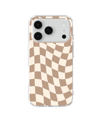 Chestnut Wavy Checkers II Clear Case Insert